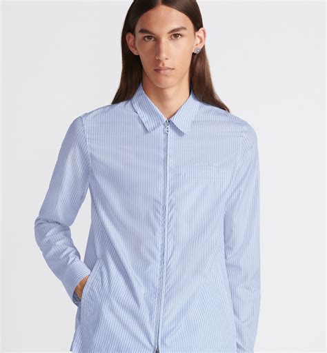 chemise bleu marine dior|Chemise Popeline de coton bleu marine .